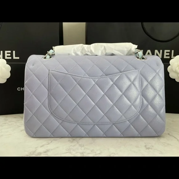 Chanel Limited Edition iridescent Tri-color Medium Classic Bag - Picture 9 of 13